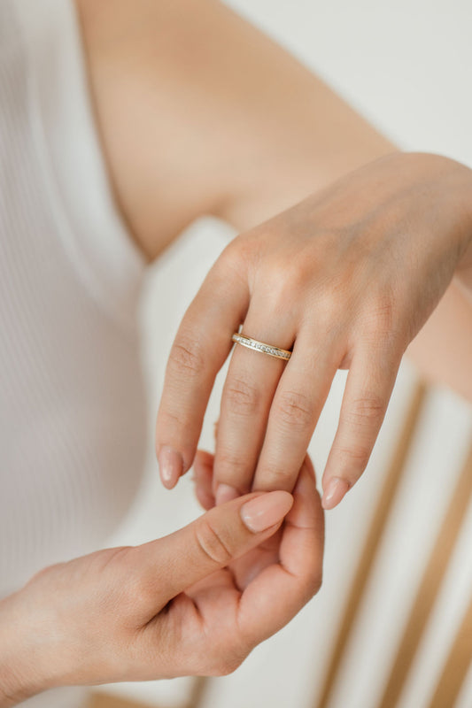 Channel Set Diamond Eternity Ring
