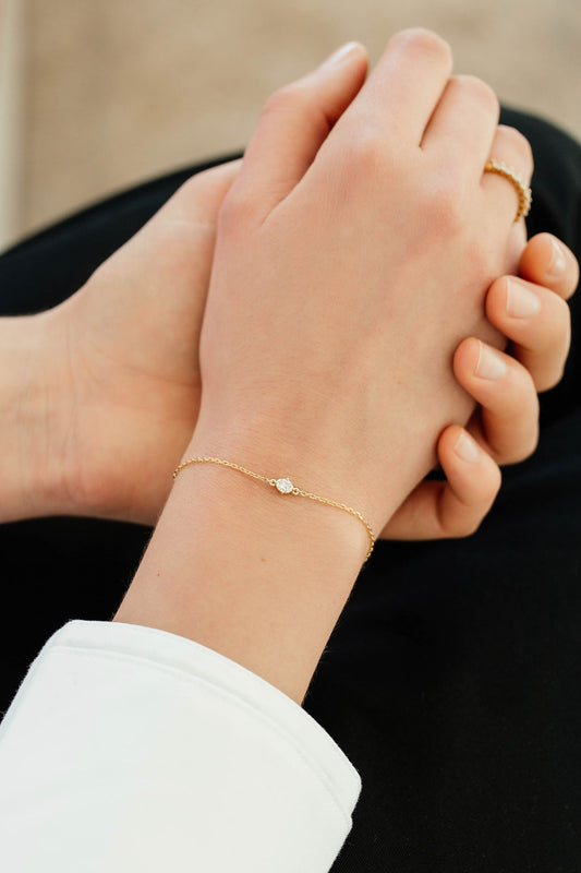 Oval Diamond Bracelet