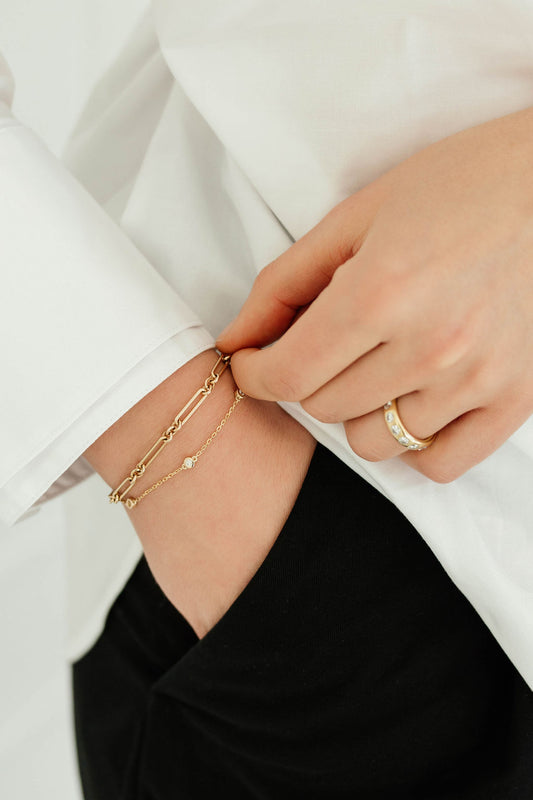 Tube Set 3 Diamond Bracelet