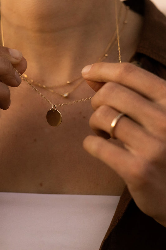 The Gold Dot Pendant