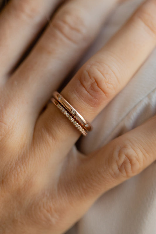 Flush Set Diamond Eternity Ring