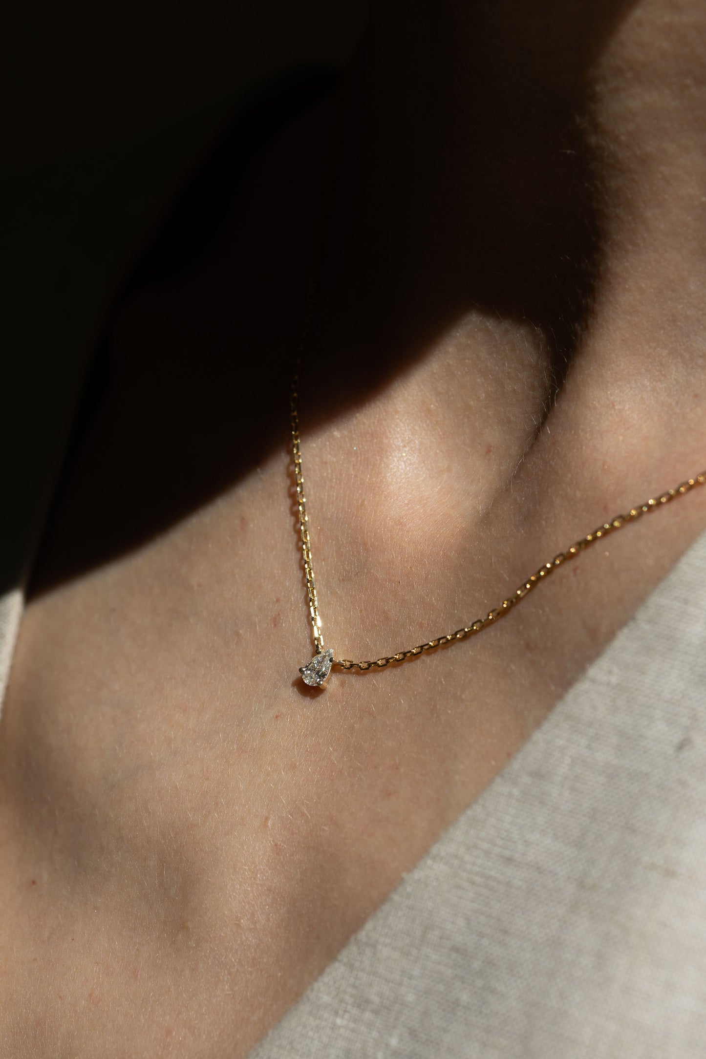 The Pear Diamond Necklace