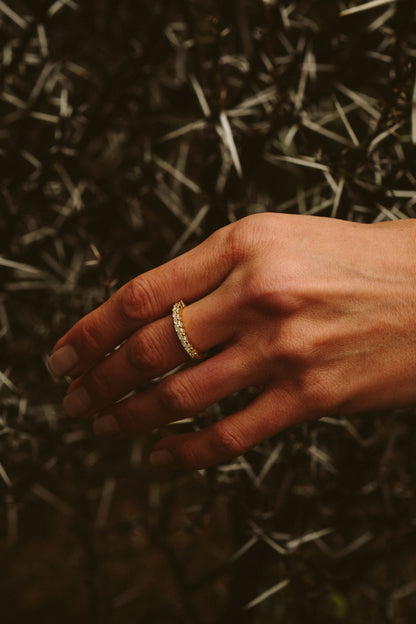 Marquise Diamond Half Eternity Ring