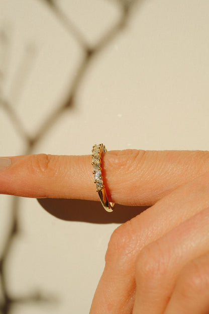 Marquise Diamond Half Eternity Ring