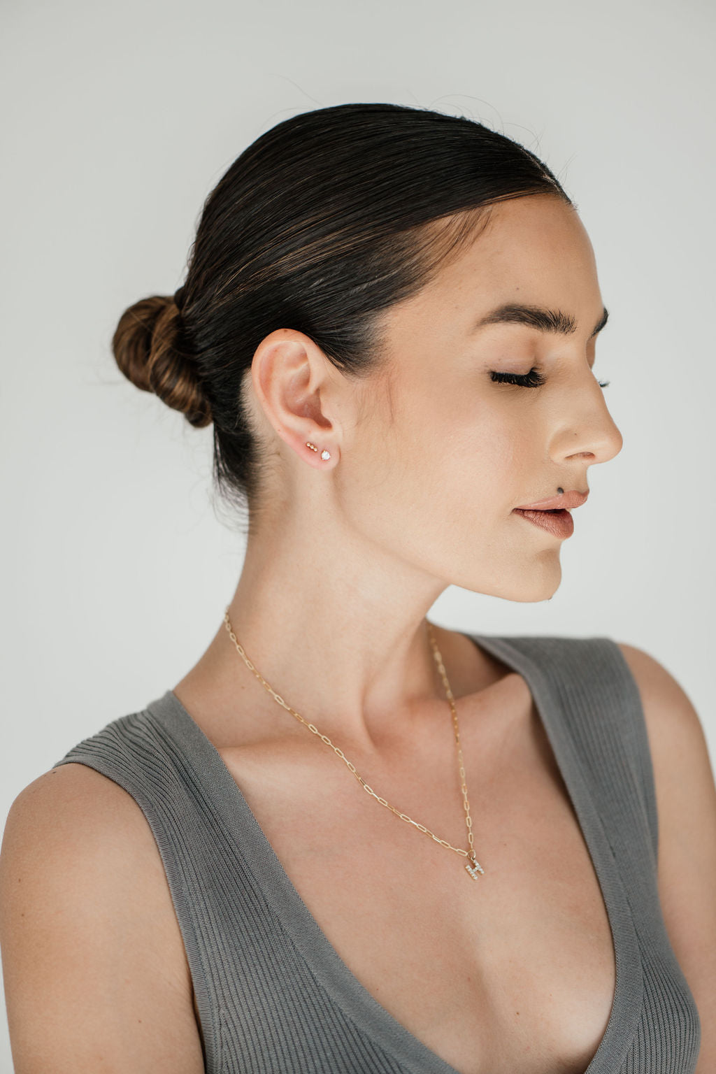 Diamond Letter Pendant