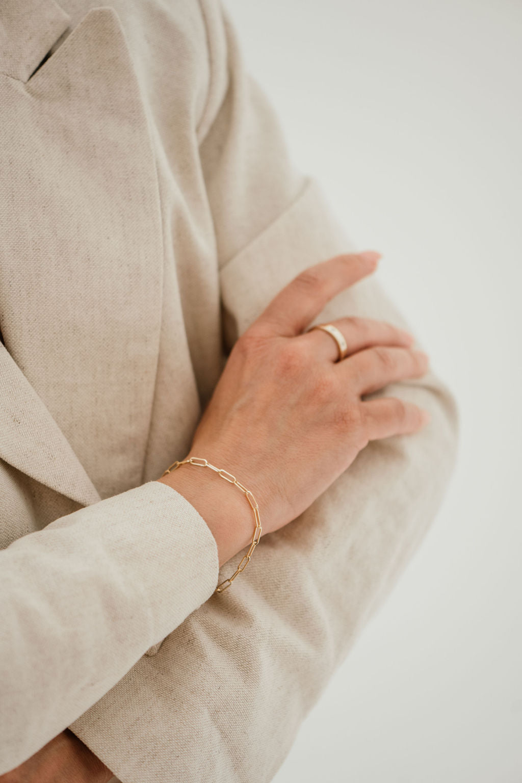 The Bold Paperclip Bracelet