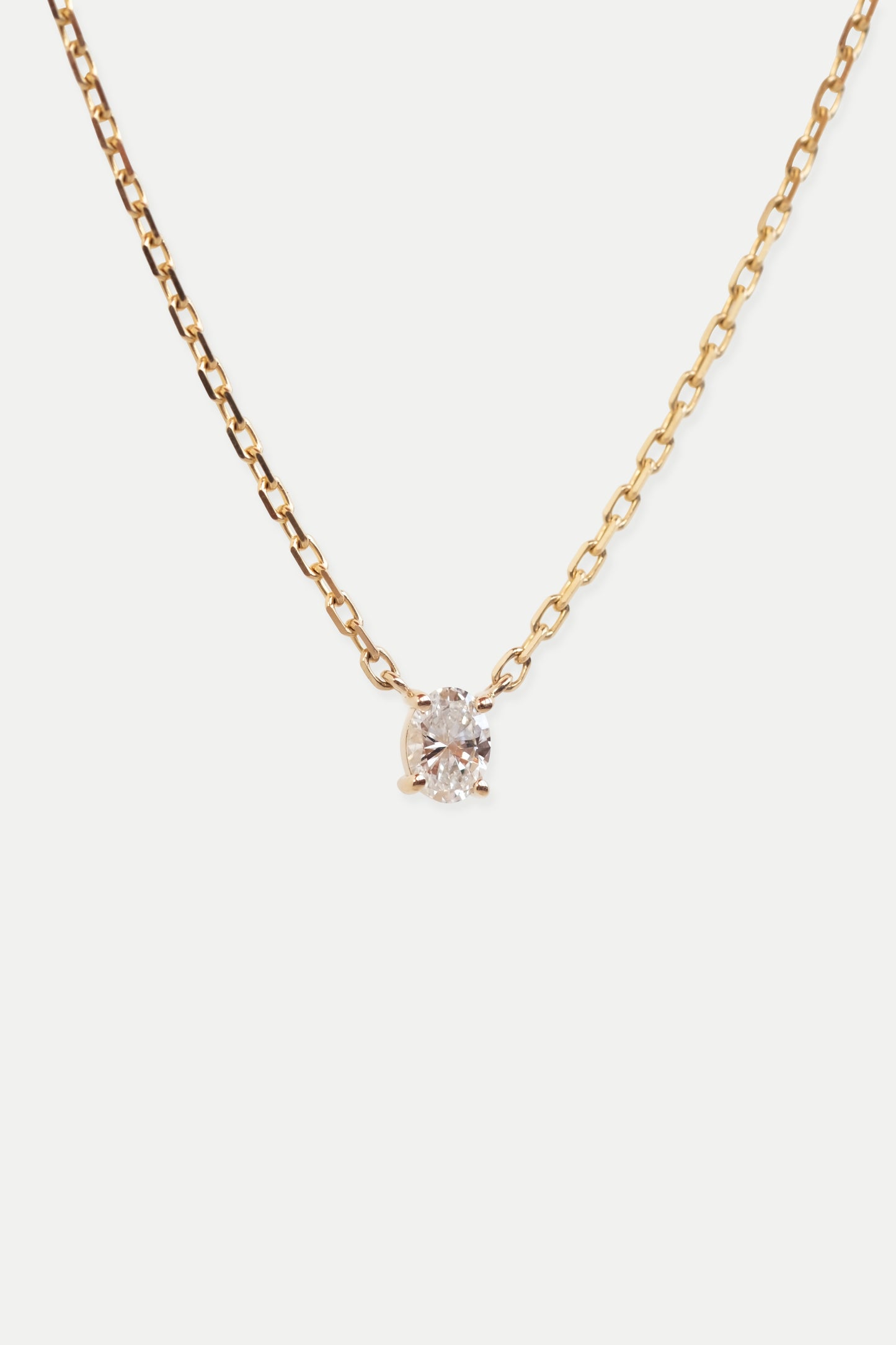 The Oval Diamond Necklace