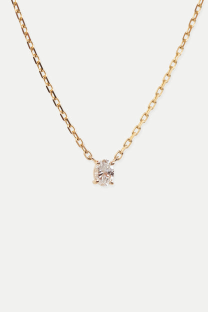 The Oval Diamond Necklace