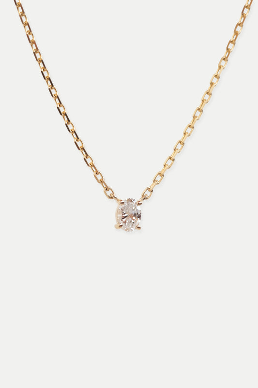 The Oval Diamond Necklace