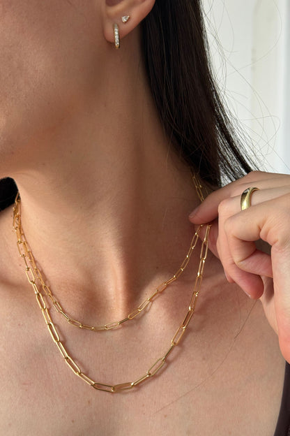 The Bold Paperclip Chain