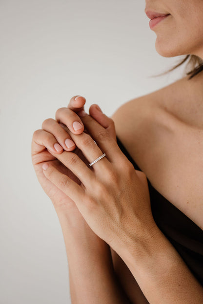 Classic Half Eternity Diamond Ring
