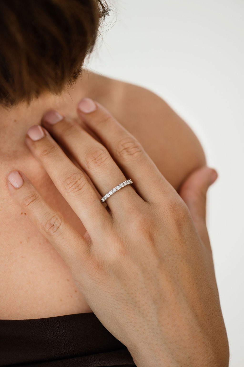 Classic Half Eternity Diamond Ring