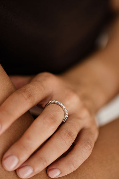 Classic Half Eternity Diamond Ring