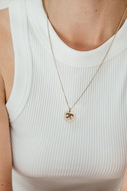 The Gold Dot Pendant