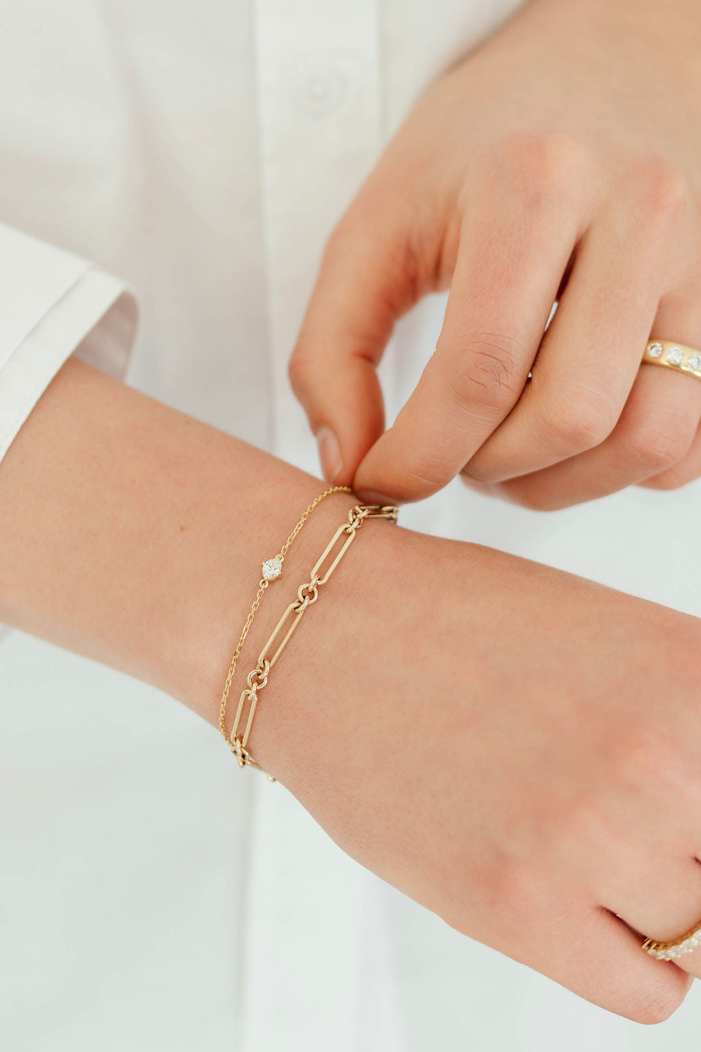 Oval Diamond Bracelet
