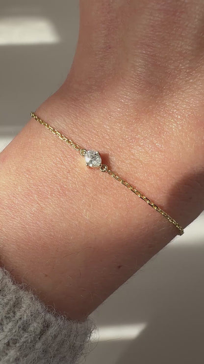 Oval Diamond Bracelet