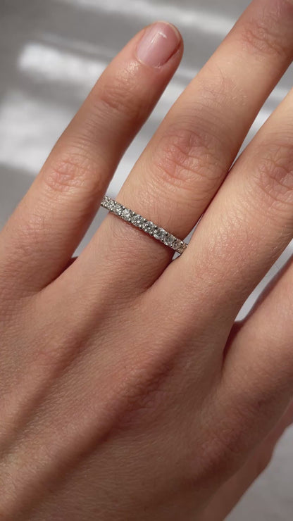 Classic Half Eternity Diamond Ring