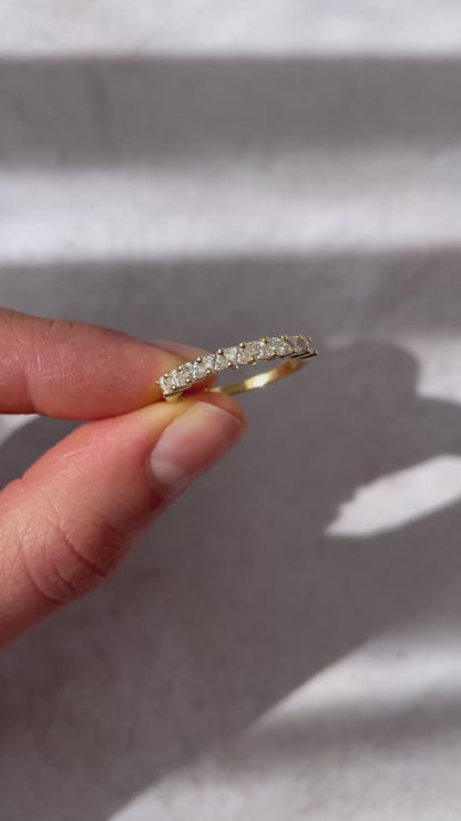 Marquise Diamond Half Eternity Ring
