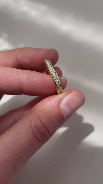 Channel Set Diamond Eternity Ring