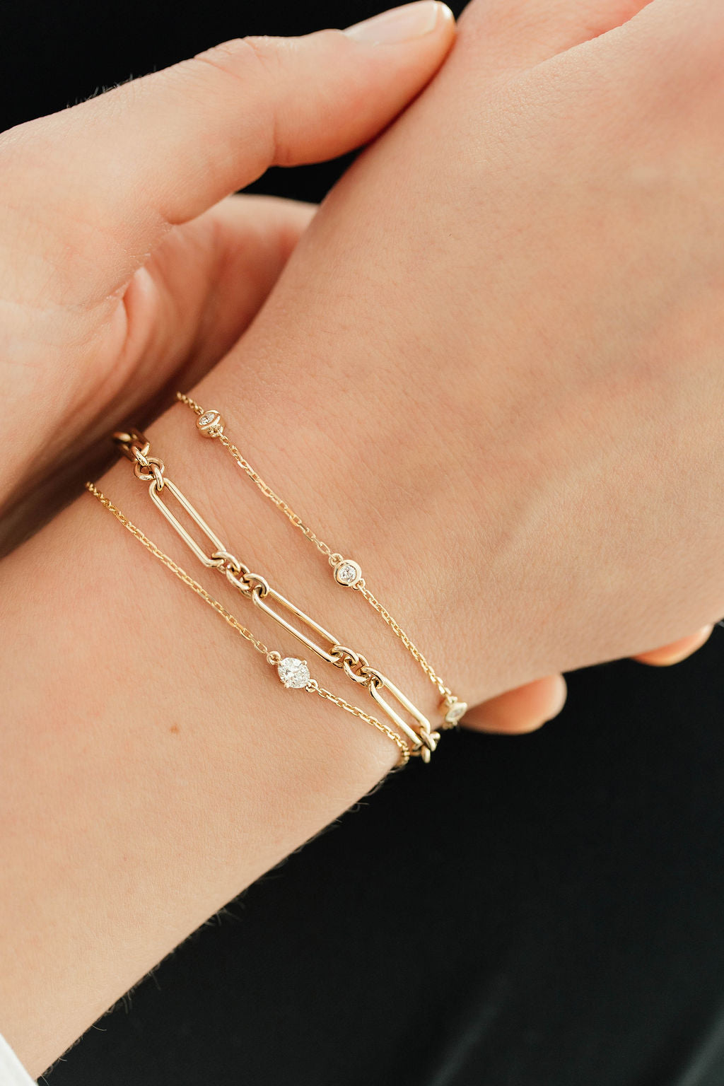 Oval Diamond Bracelet