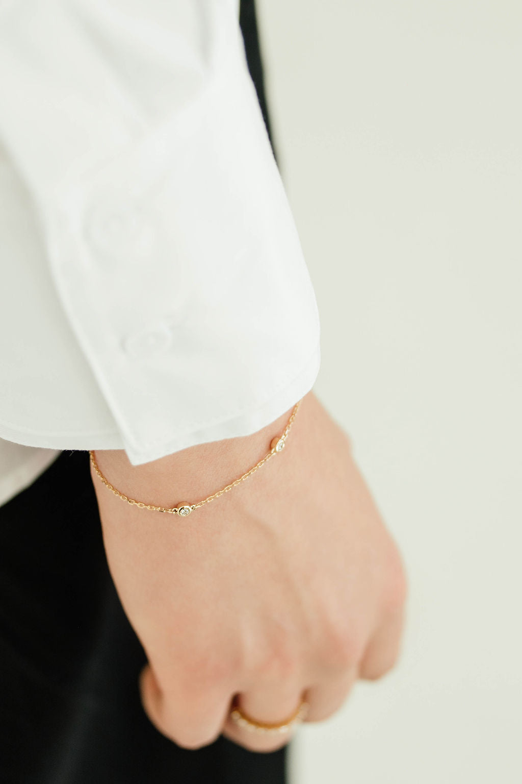 Tube Set 3 Diamond Bracelet