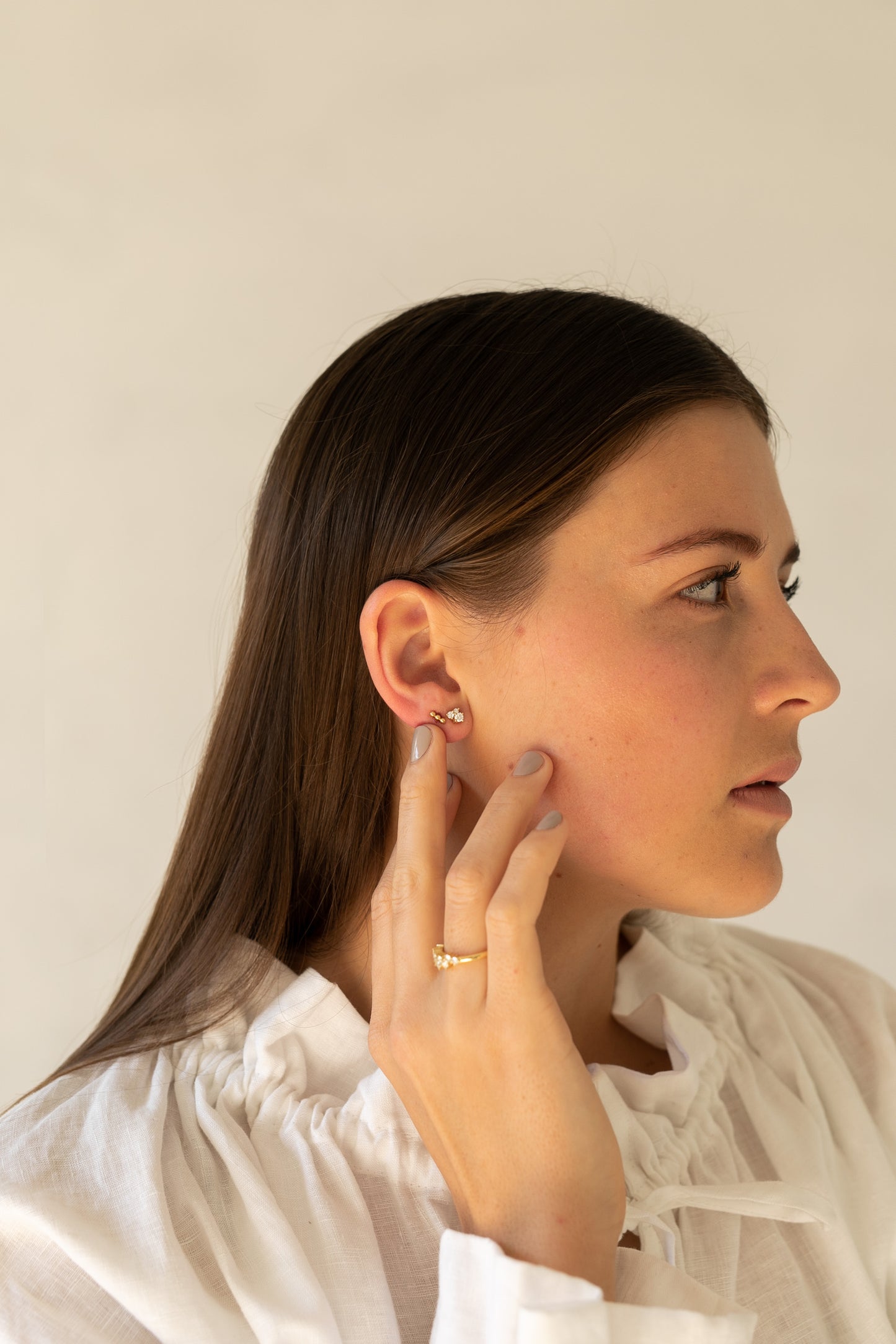 Diamond Cluster Studs