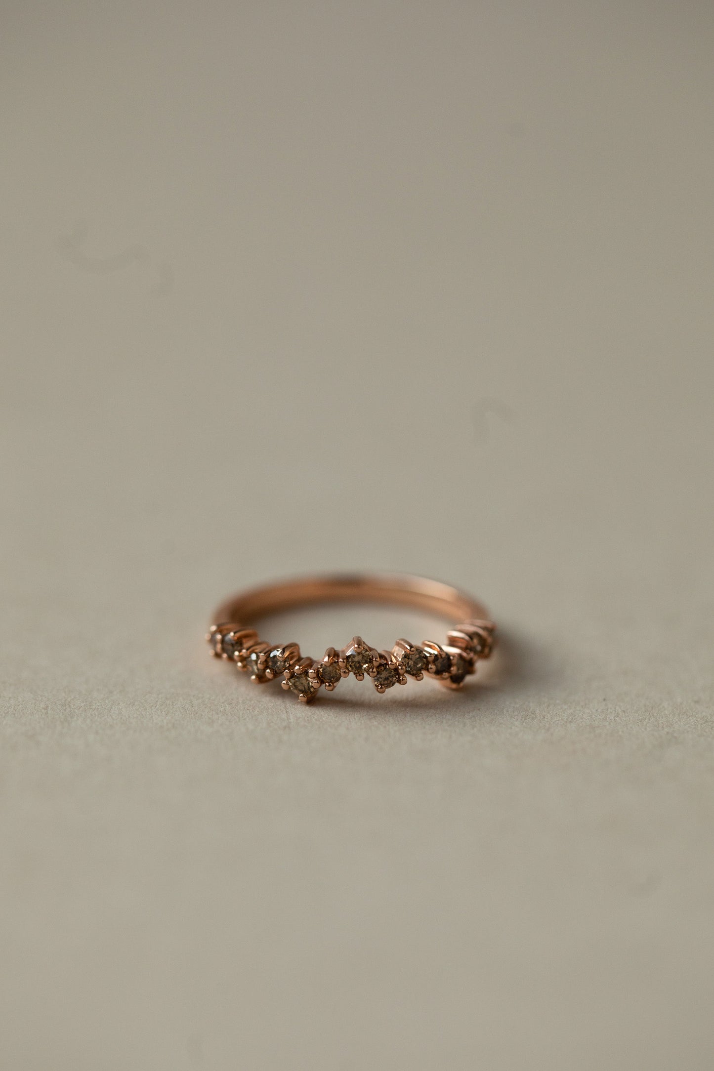Dainty Diamond Cluster Ring