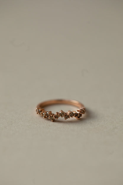 Dainty Diamond Cluster Ring