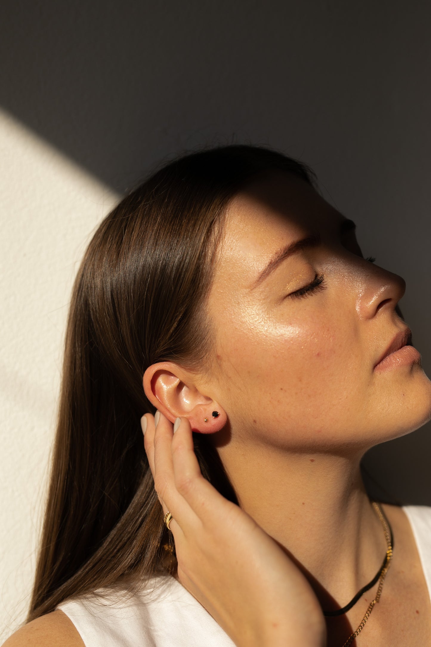 Gold Dot Studs