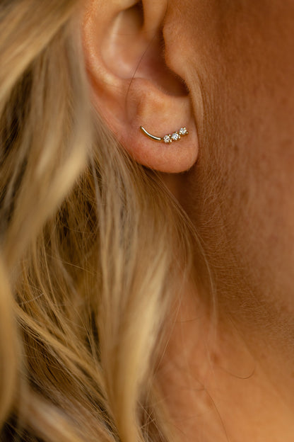 The Fancy Bent Earrings